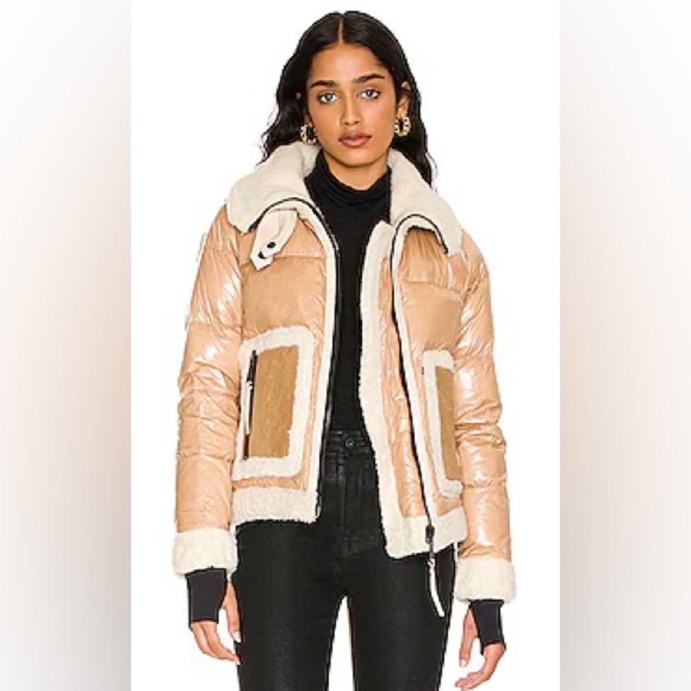 NWT ** SAM. VERONICA DOWN JACKET in BISQUE